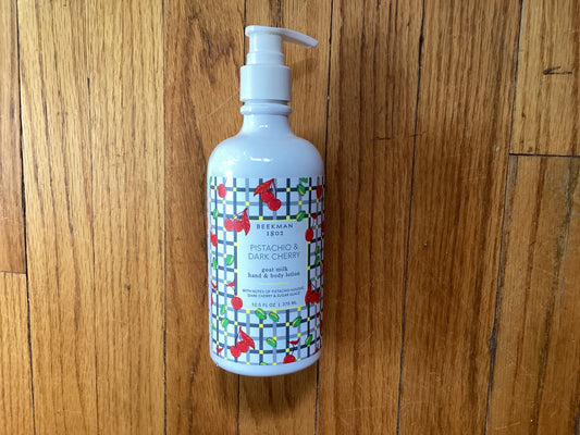 Beekman Pistachio Dark Cherry Milk Lotion 12.5 oz