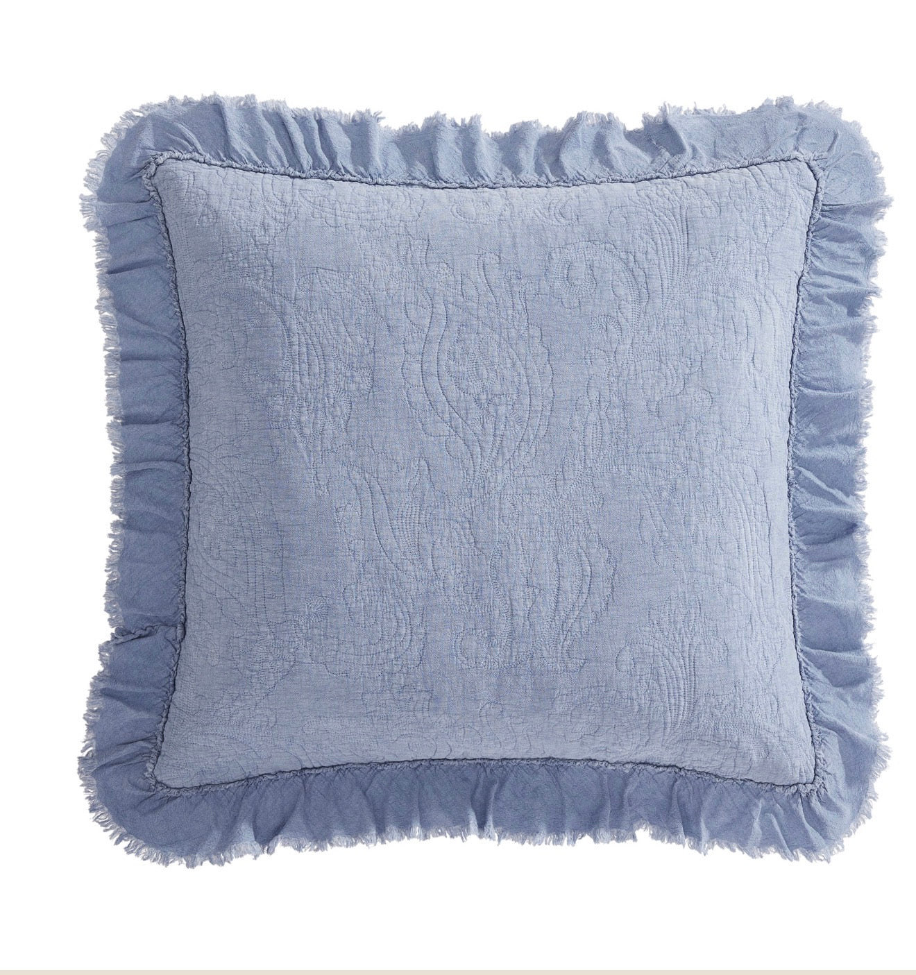 Sadie Stonewashed Euro Pillow Sham by Tasha Polizzi