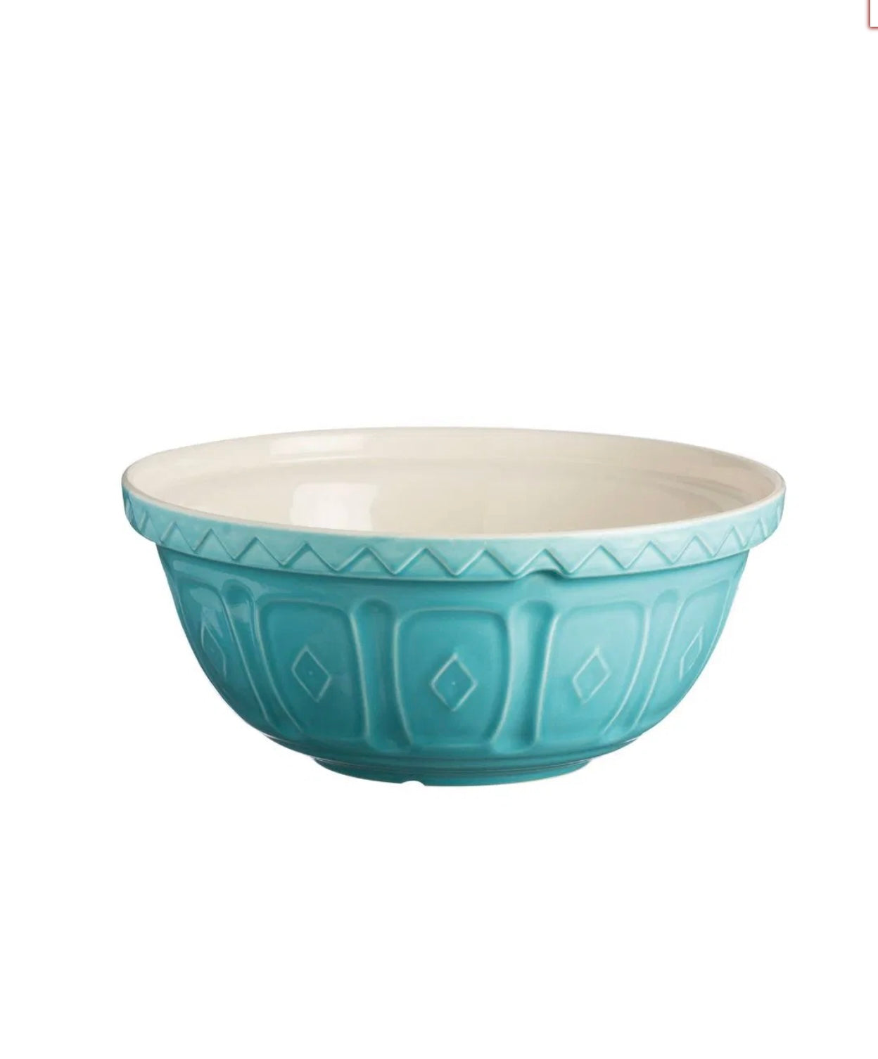 Mason Cash Color Mix S24 Turquoise (2.15 Qt) Mixing Bowl