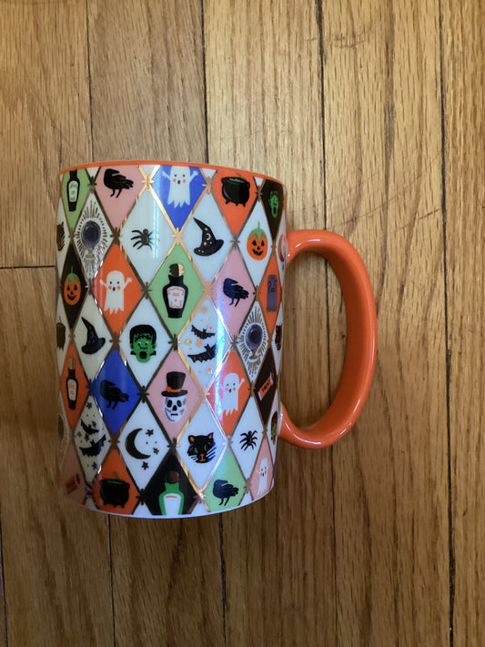 RiflePaperCo Halloween Argyle Mug