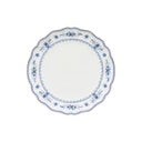 Dinner Plate 11in White/Blue