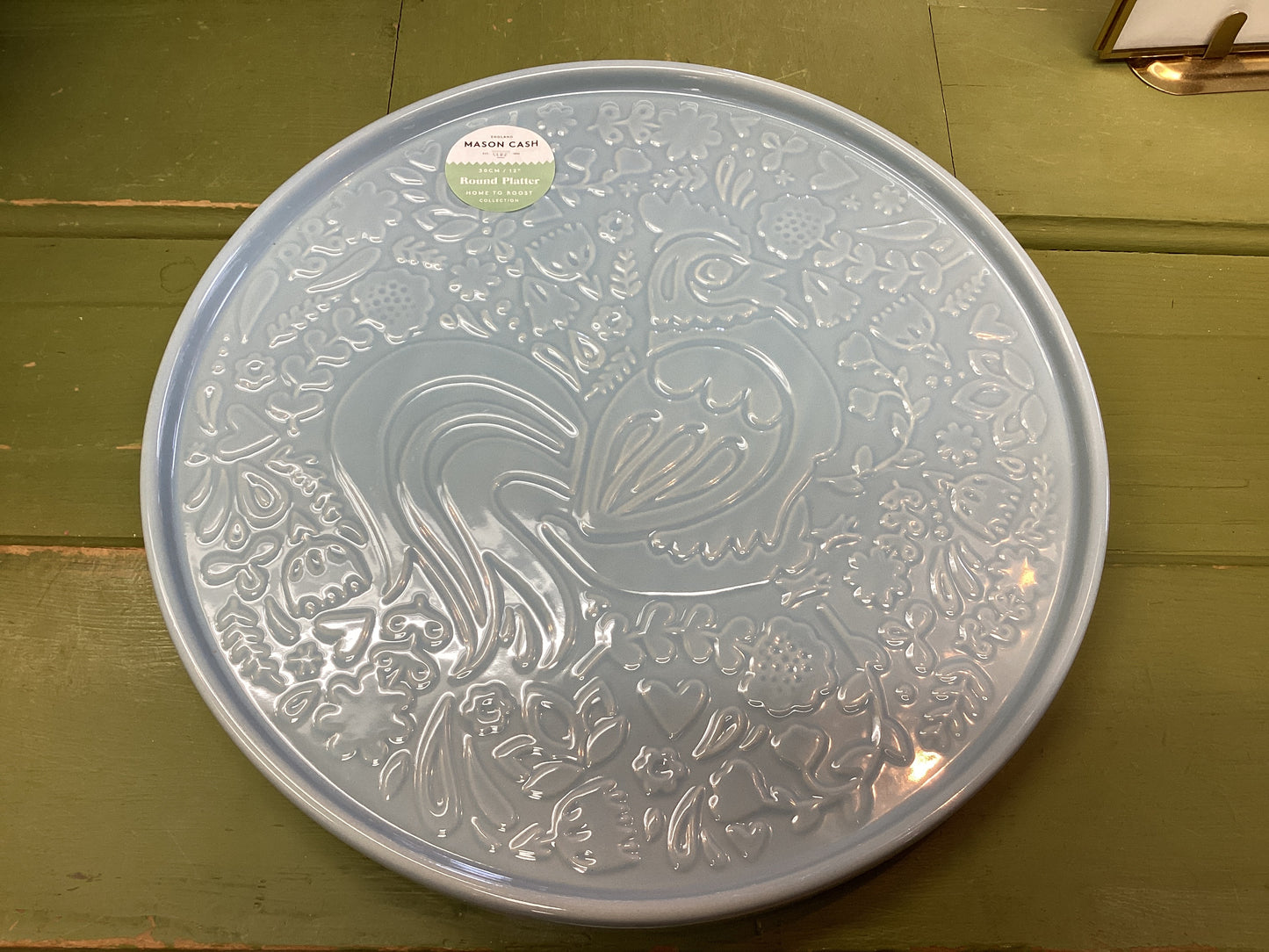 Round Platter Home To Roost