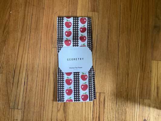 Geometry Apple PickingDay Tea Towel