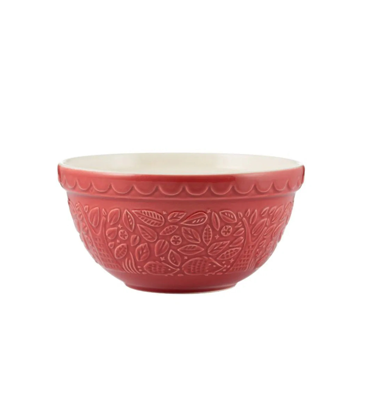 Mason Cash In the Forest S30 Hedgehog (Red) (1.25 Qt) Embossed Mixing Bowl