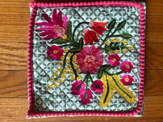 Embroidered Pot Holder
