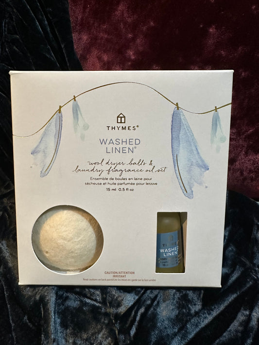 Washed Linen Dryer Balls