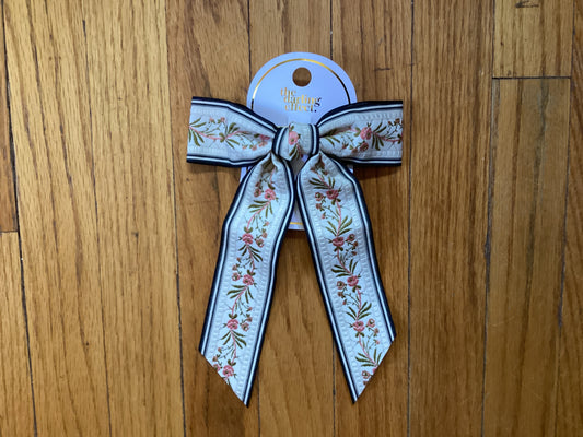 Cottage Crsh Hair Bow Cream