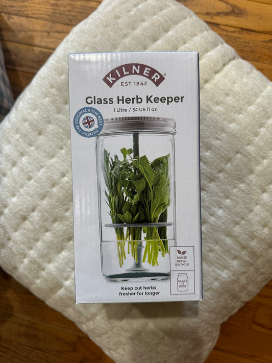 Glass Herb Keeper