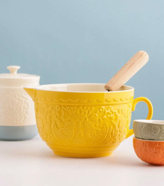 Mason Cash Home to Roost Yellow Batter Bowl