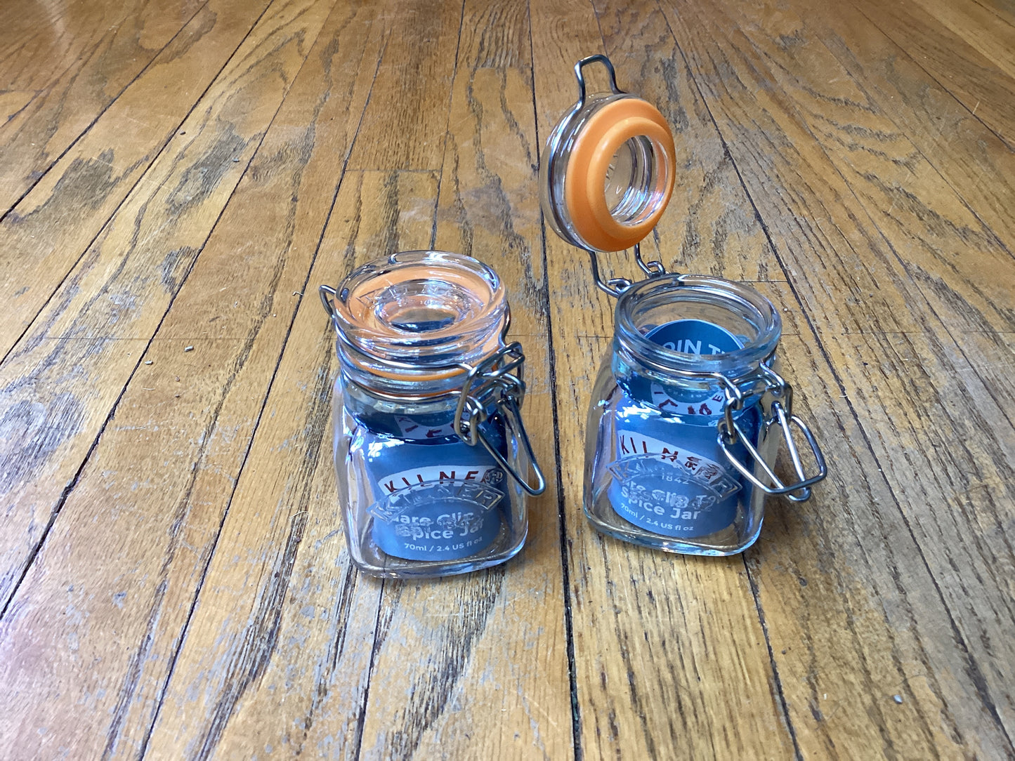Square Clip Top Spice Jar 2.4oz