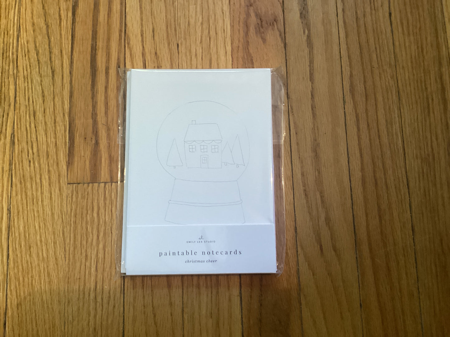 Christmas Cheer Paintable Notecards