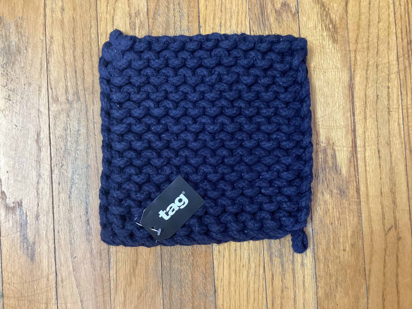 Crochet Trivet Midnight Blue