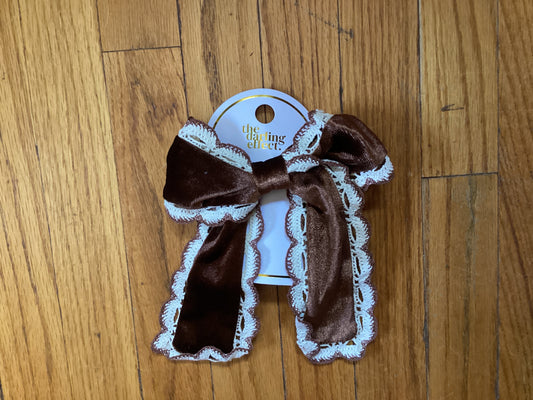 Coquette Velour Hair Bow