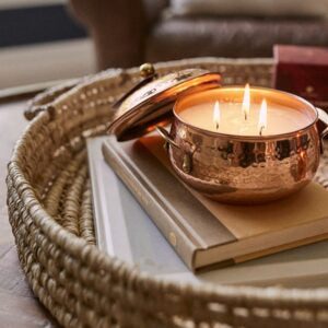 Simmered Cider 3-Wick Copper Pot Candle