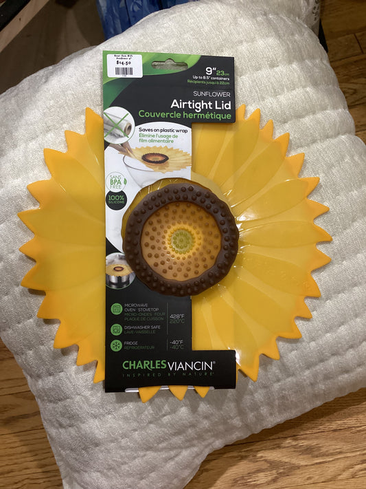 Sunflower Airtight Lid 9”