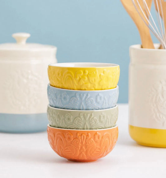 Mason Cash Home to Roost Prep Bowls Set of 4