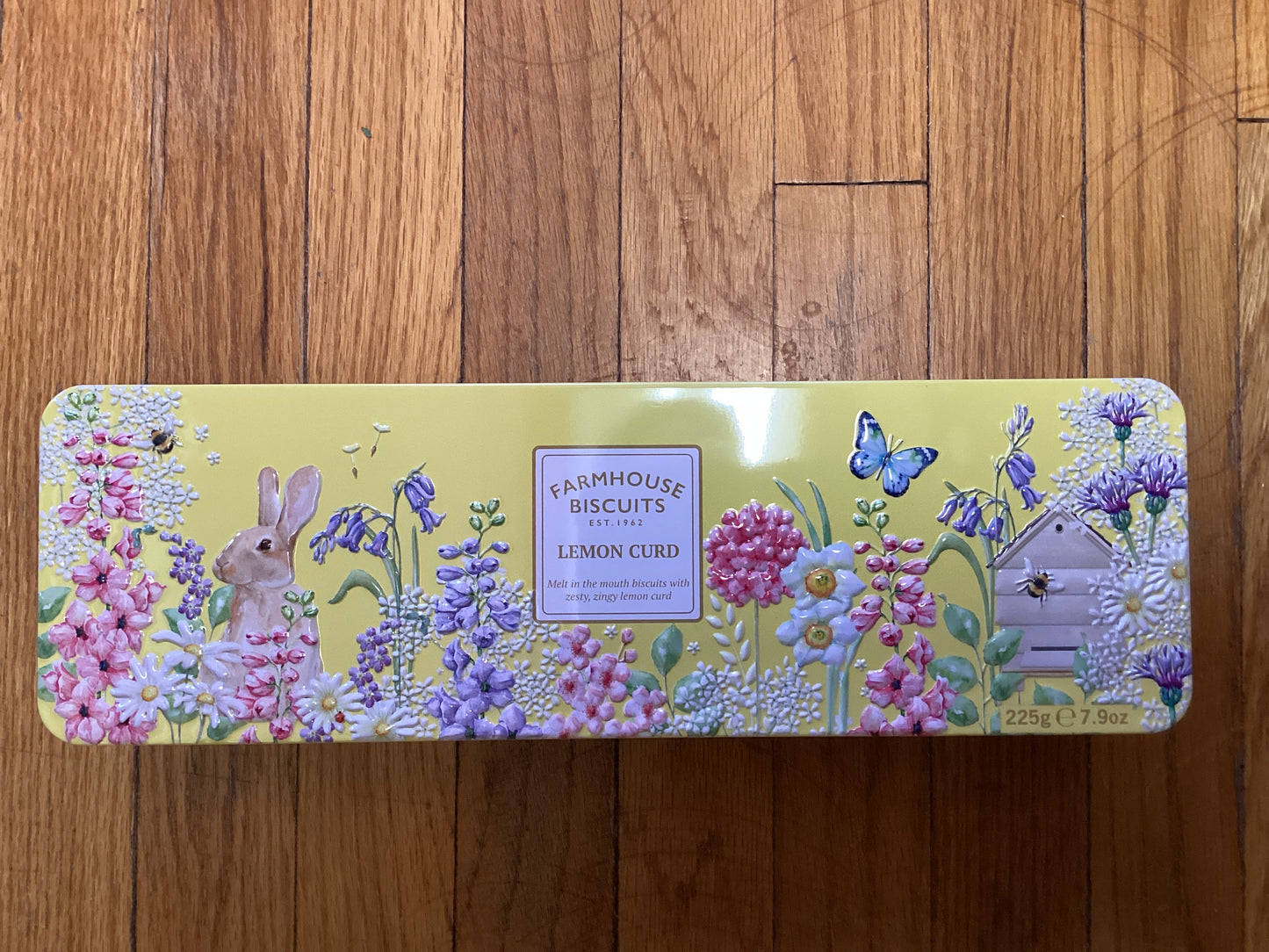 English Garden Rectangular Tin