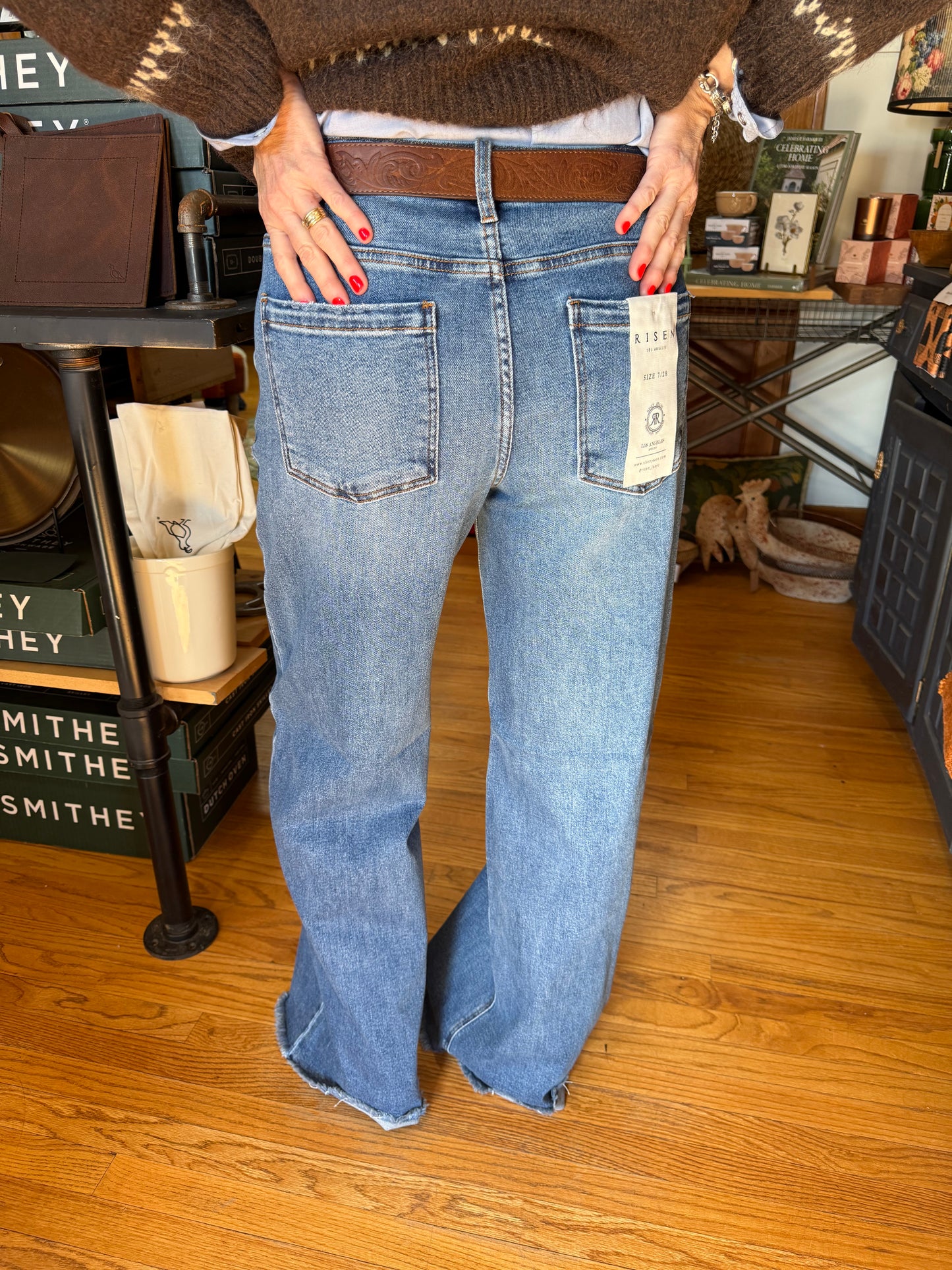 Slouchy Wide Leg Jeans