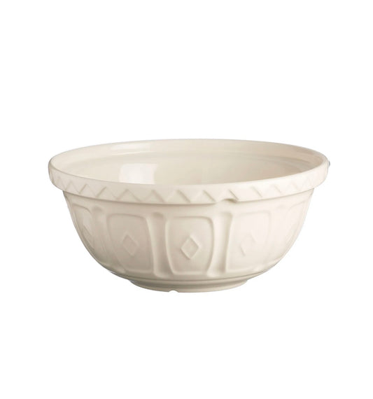 Mason Cash Color Mix S18 Cream (2.85 Qt) Mixing Bowl