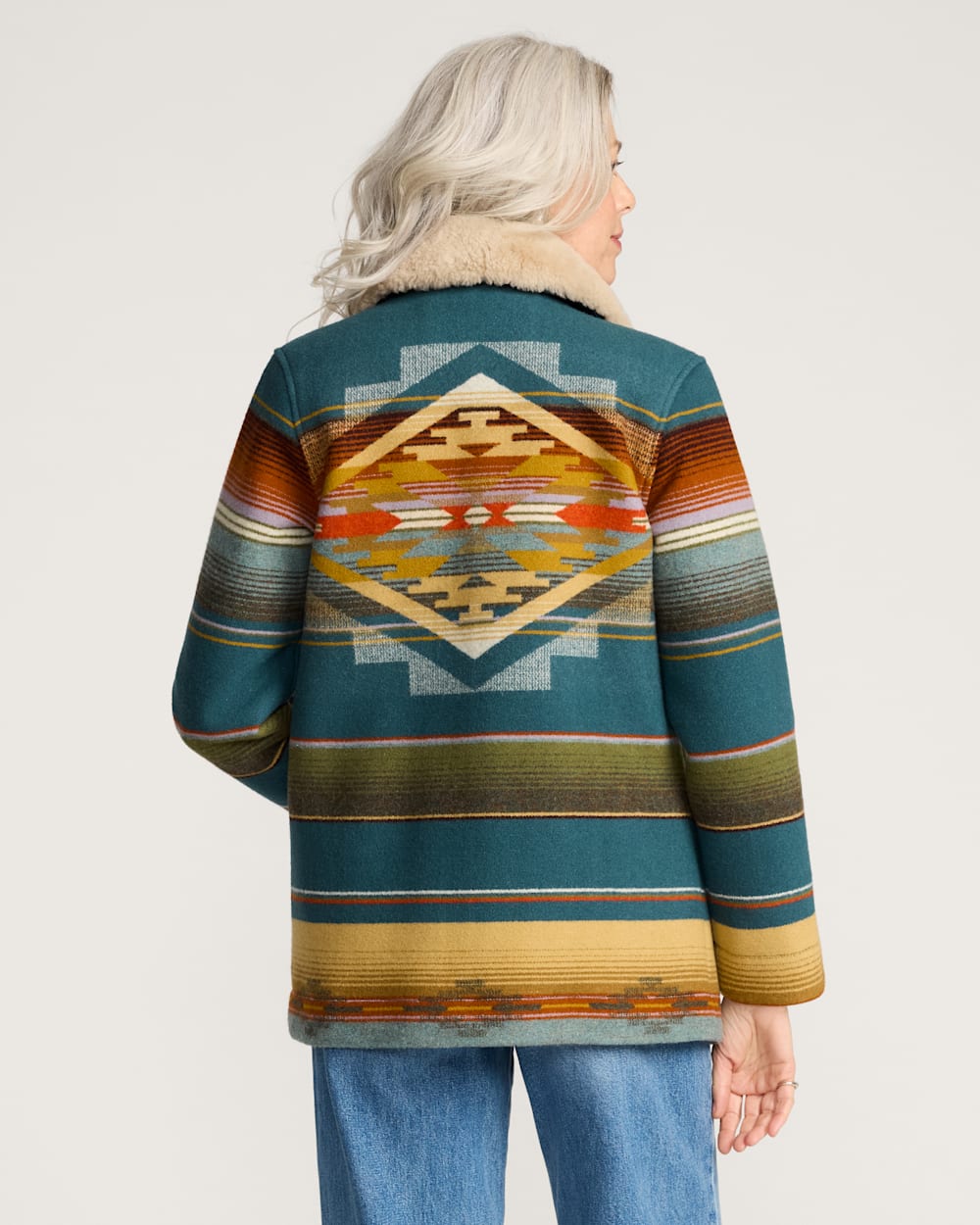 Pendleton Brownsville Coat Women's Tumalo Teal – The Den