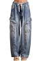 Barrel Denim W/Cargo Pocket Pant