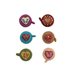 Handmade Embroidered Wool Felt Tape