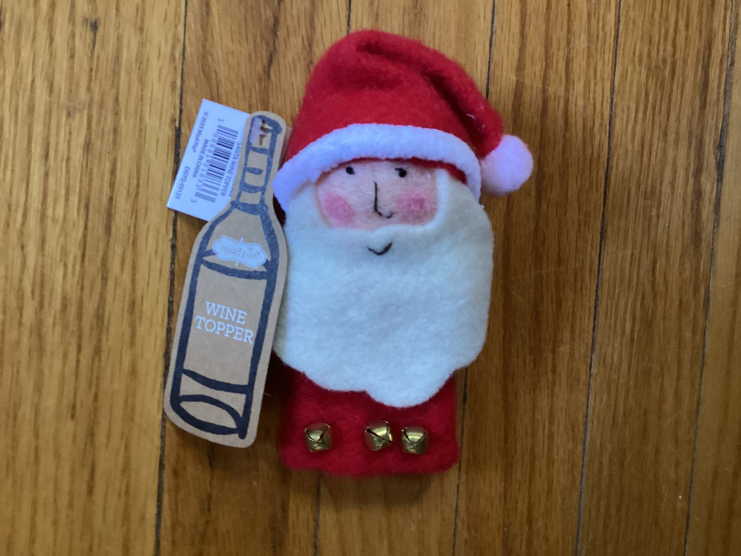 Santa Wine Topper
