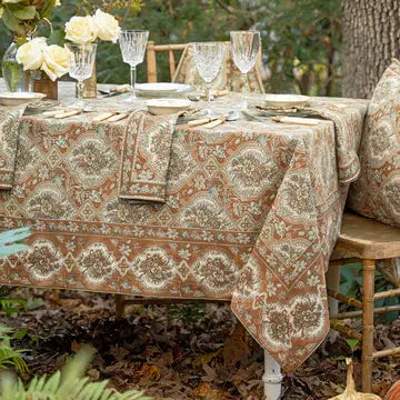 Timeless Tapestry Tablecloth Maple