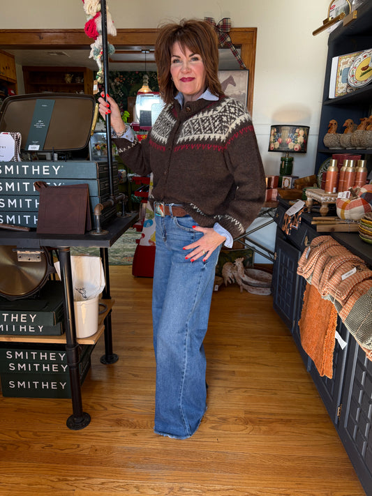 Slouchy Wide Leg Jeans