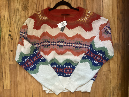 Pendleton Raglan Sweater Ecru Harding Stripe