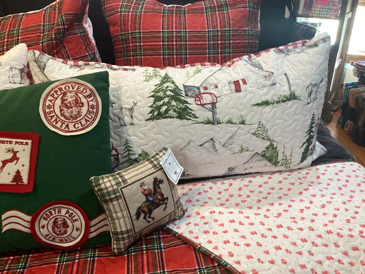Barnyard Christmas King Shams
