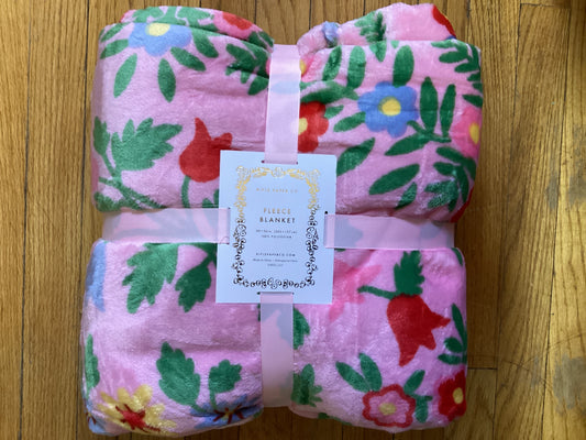 Rosette Fleece Blanket