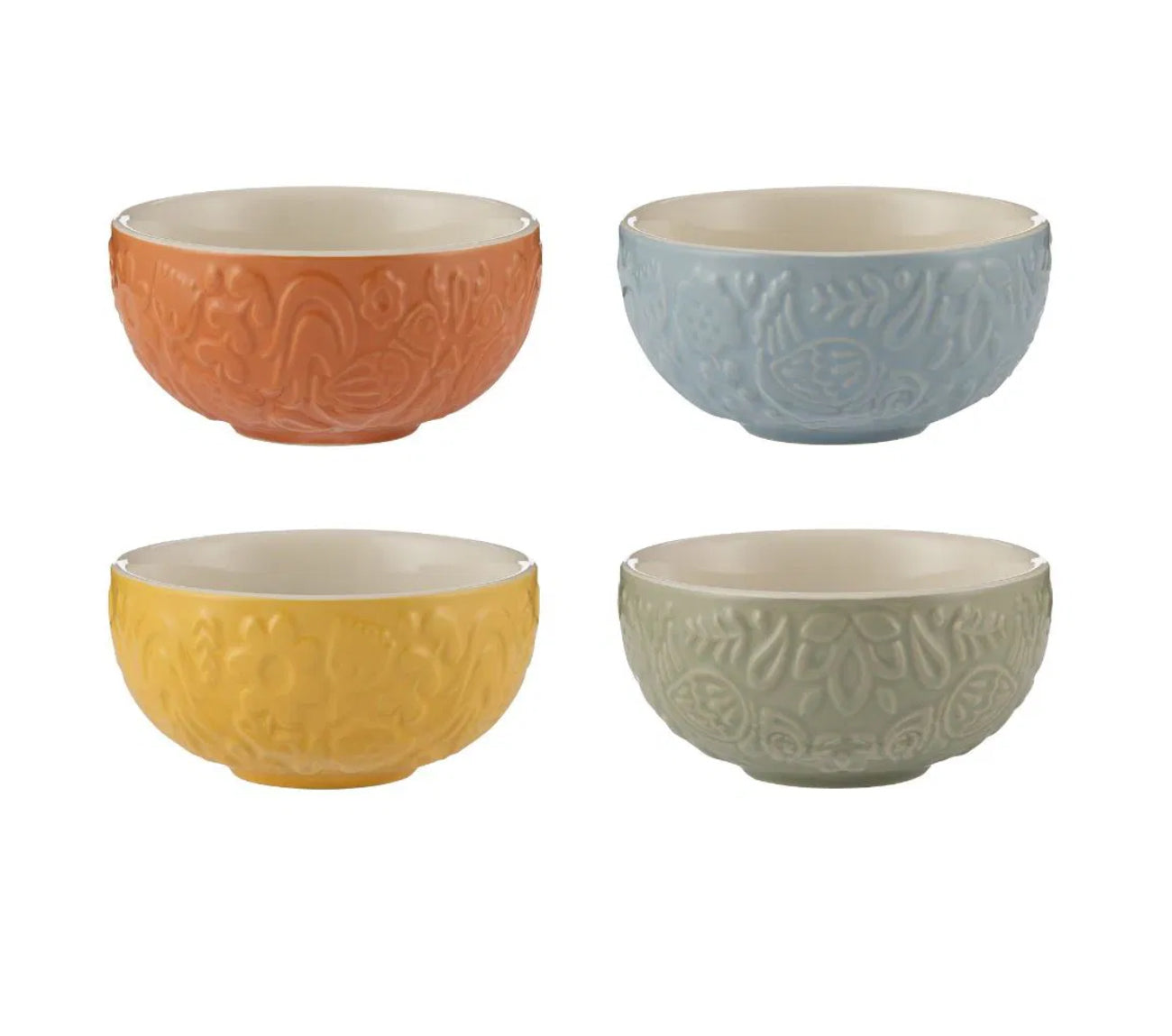 Mason Cash Home to Roost Prep Bowls Set of 4