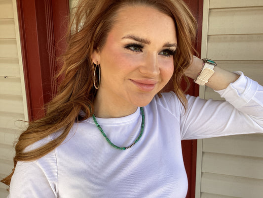 Turquoise & Pearls