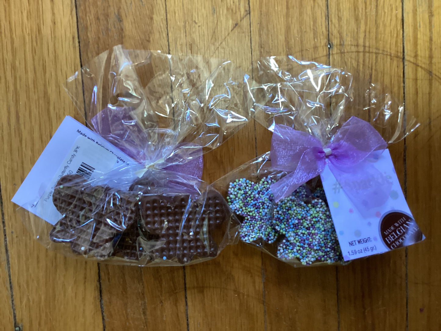 Purple Spring Butterfly Candy 3PK