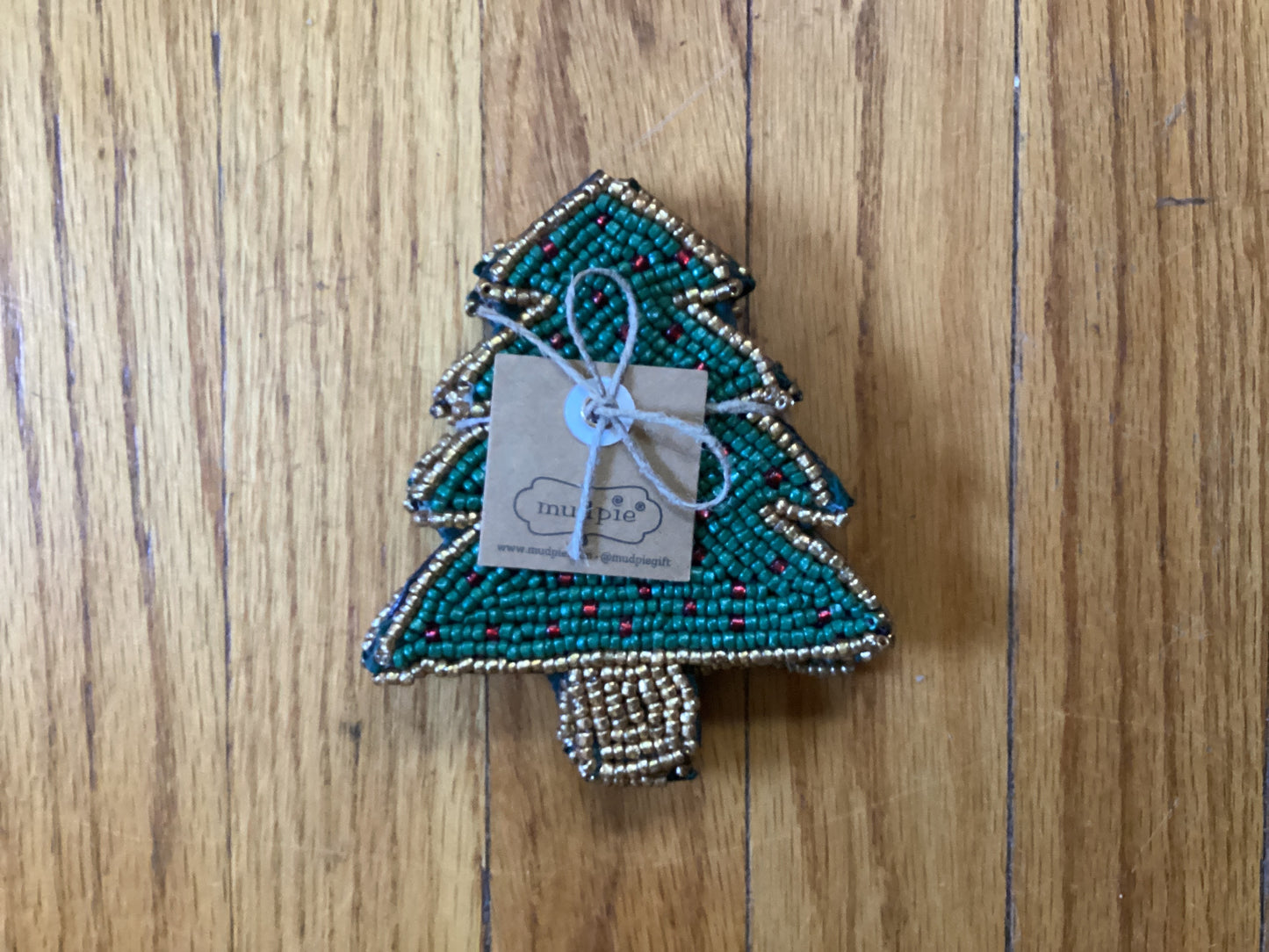 Tree Beaded Coaster Set