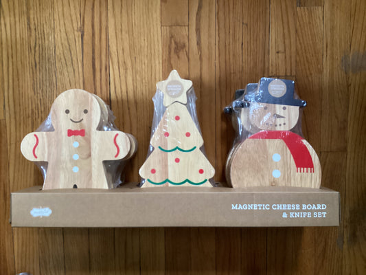 Christmas Magnetic Cheese Board Sets