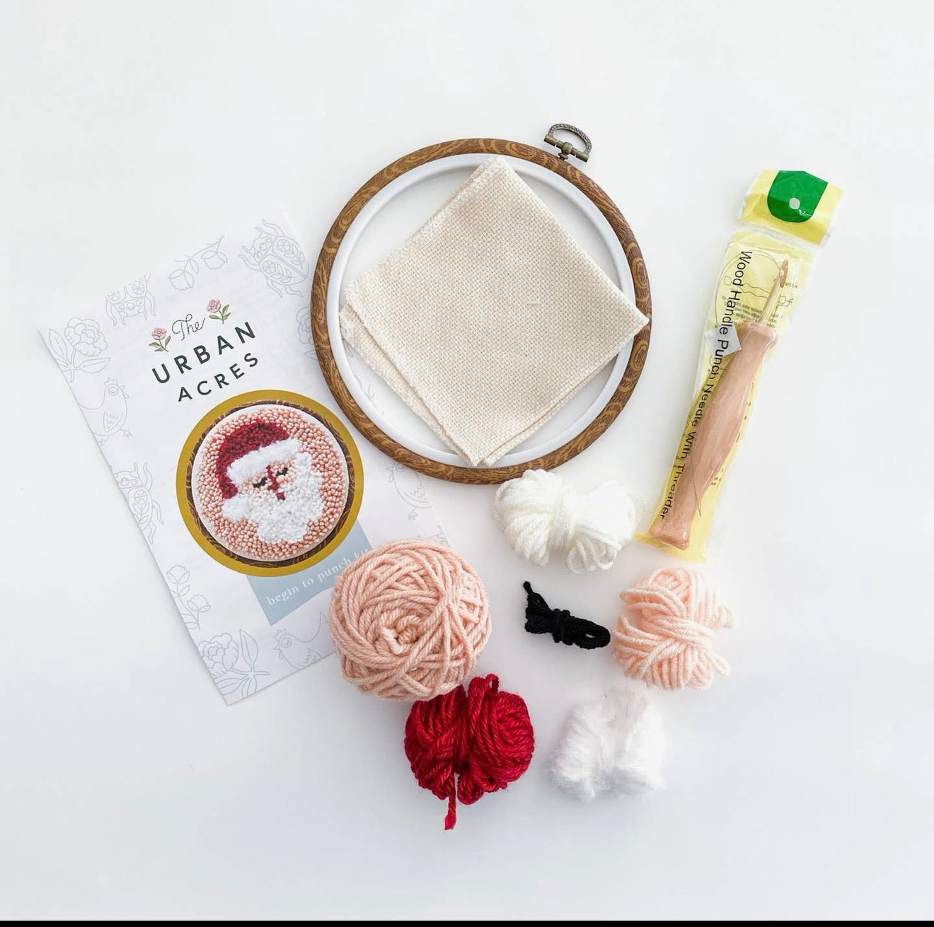 Punch Needle Classic Santa Refill Kit