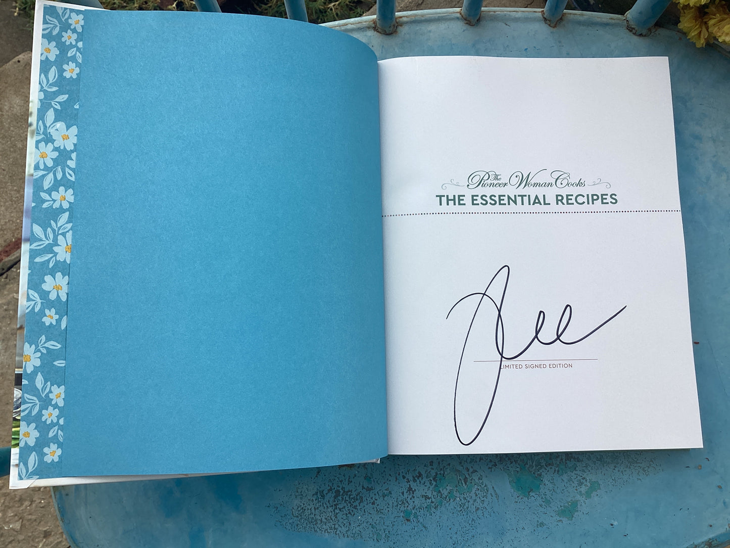 The Pioneer Woman Essential Recipes signed copy