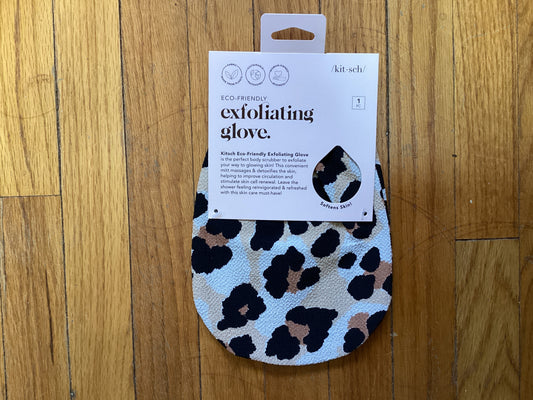 Exfoliating Glove Leopard