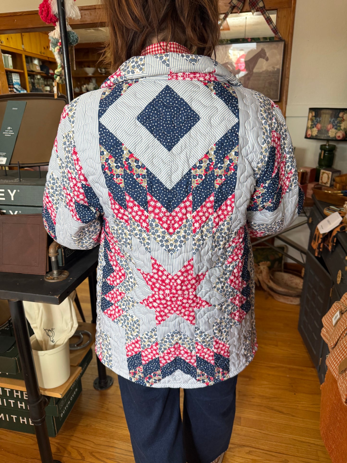 Adeline Patchwork Americana Quilted Jacket