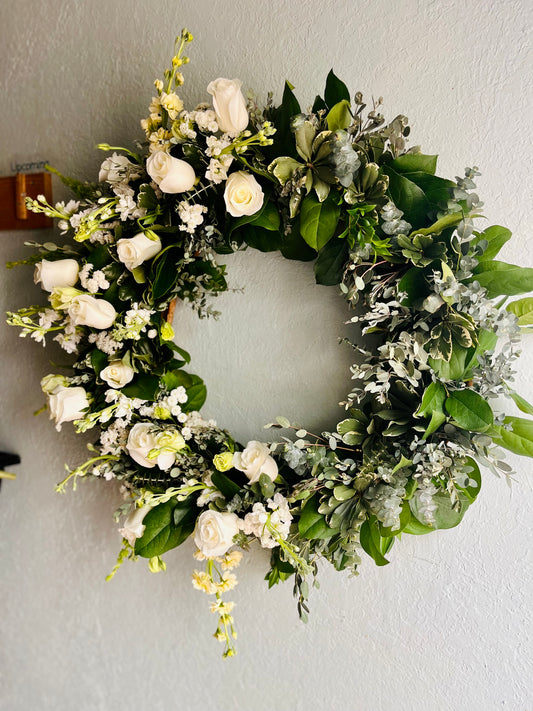 Fresh Floral Wreath