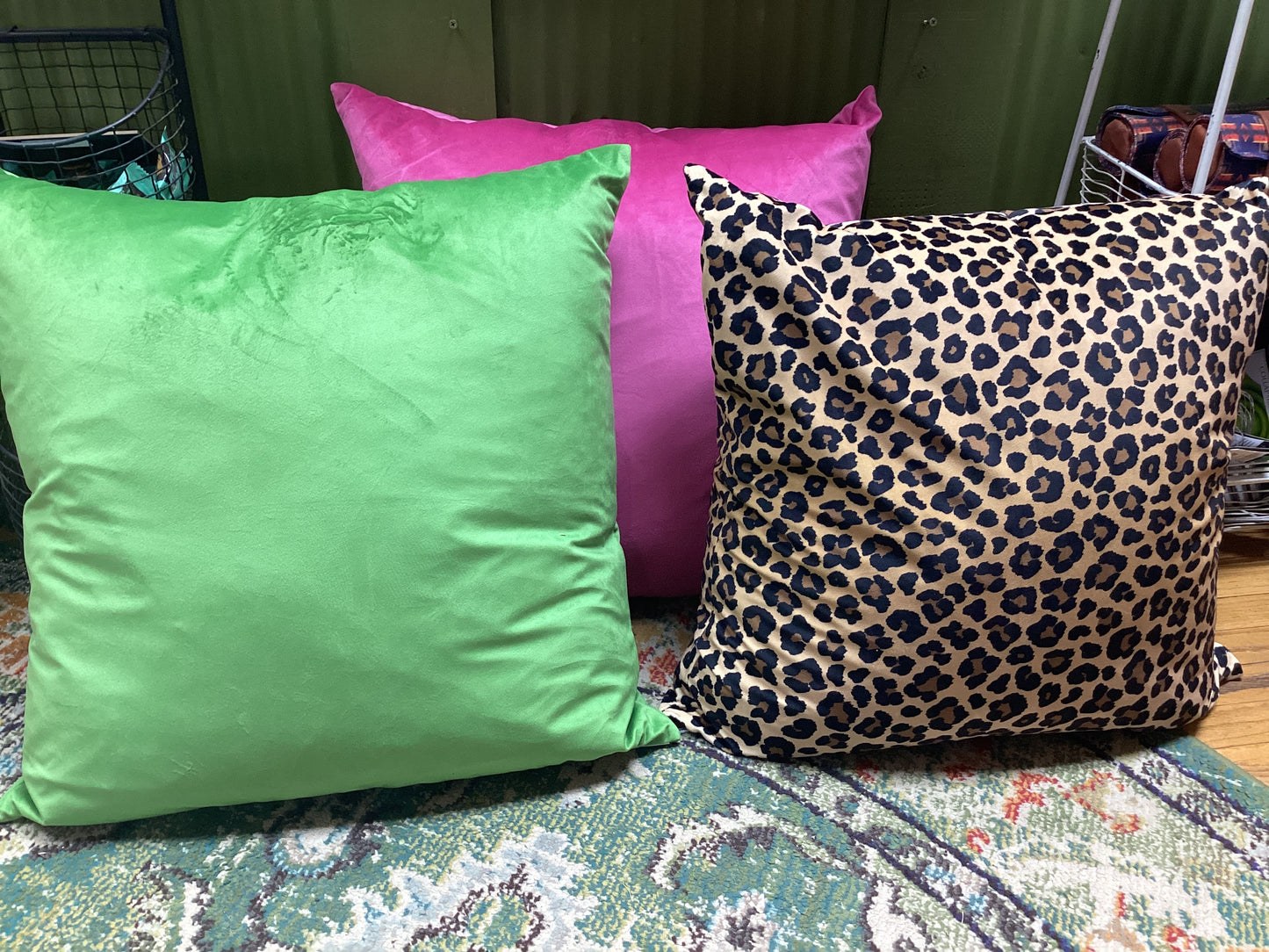 Velvet Pillow 24”x 24”
