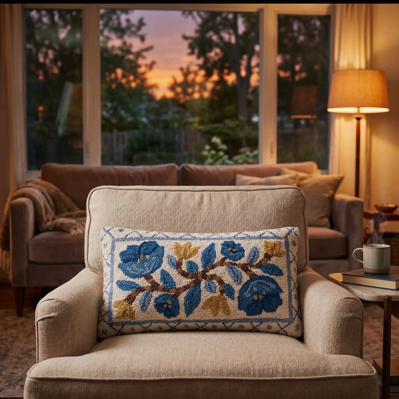 Floral Hook Pillow