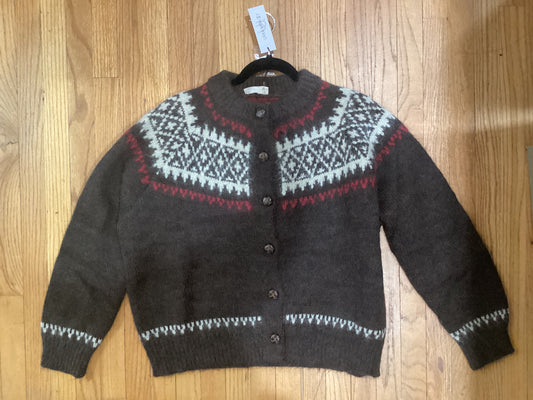 Fair Isle Nordic Knit Cardigan