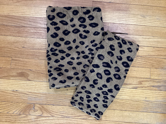 Leopard Bath Towel or Hand Towel