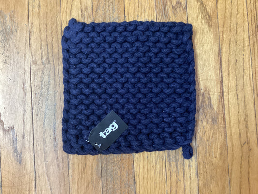 Crochet Trivet Midnight Blue