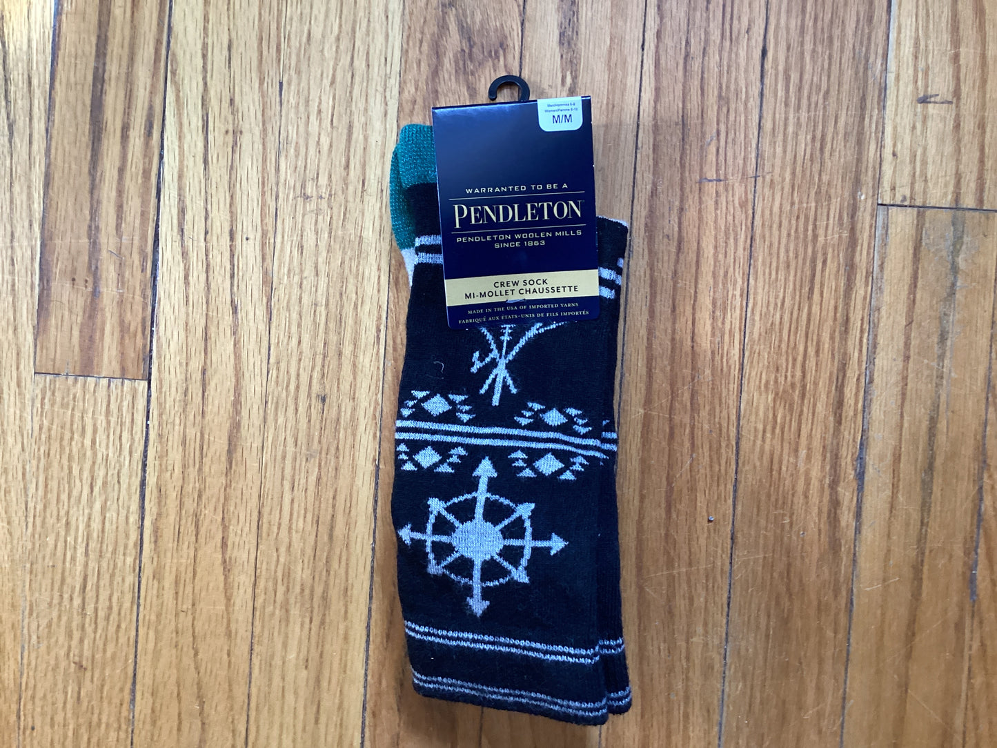 Pendleton Crew Sock Black