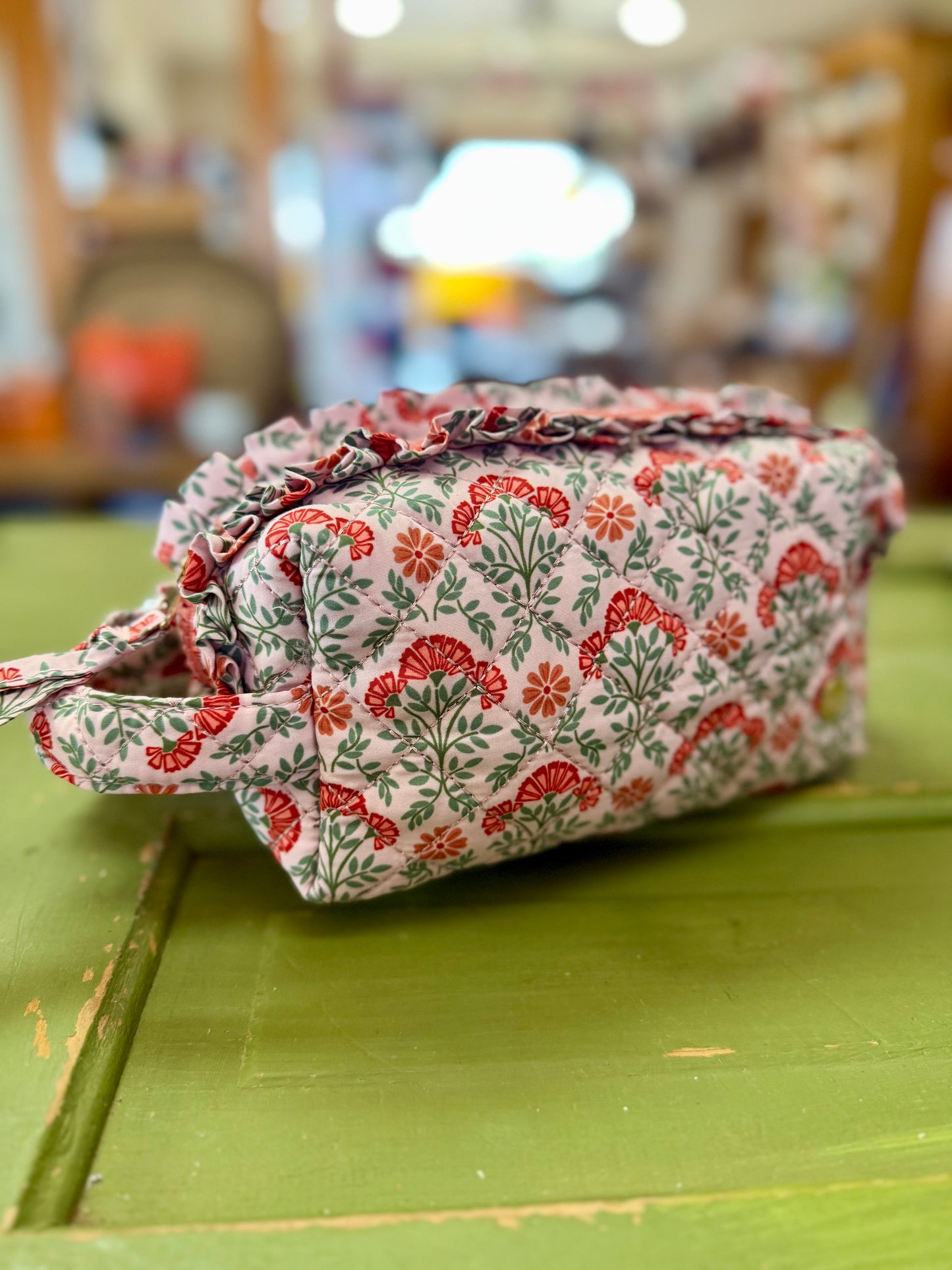 Essential Quilted Cosmetic Pouch