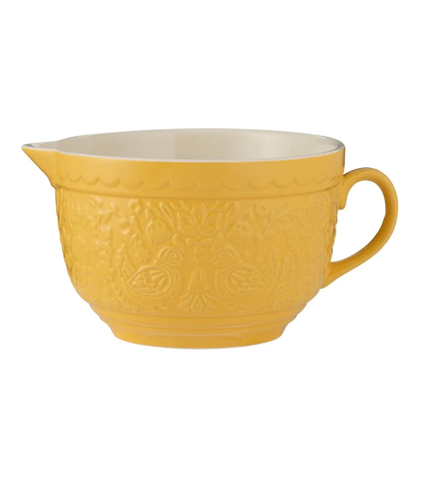 Mason Cash Home to Roost Yellow Batter Bowl